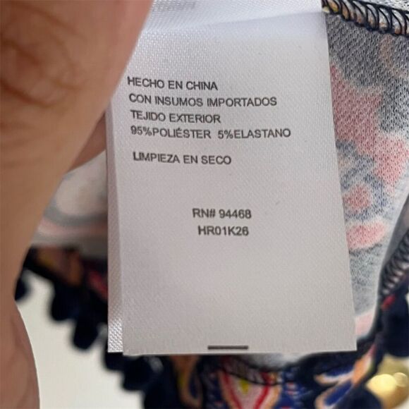 Laundry By Shelli Segal Women's Medallion Knit Dress Size 4 Multicolor - Picture 5 of 6